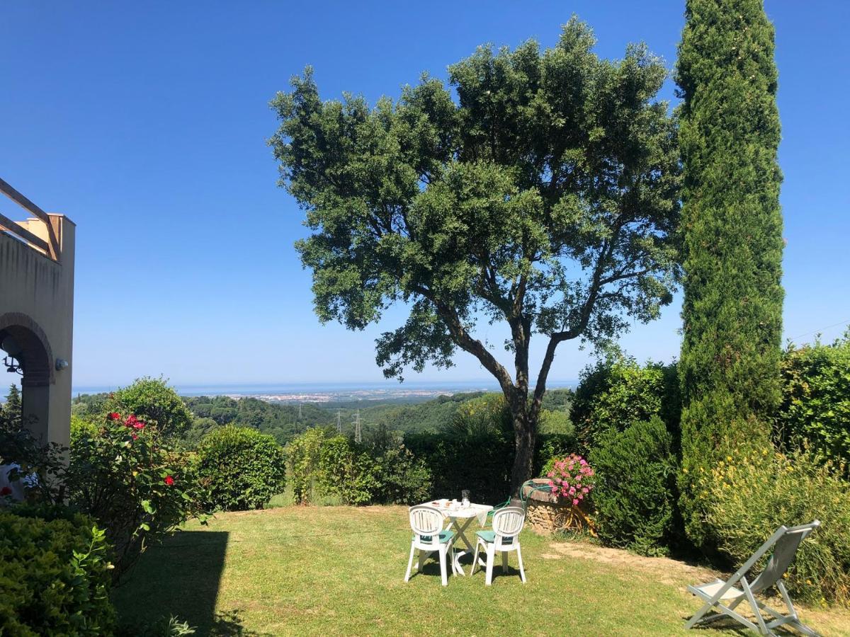 Podere Morena With Sea View, Private Garden, By Toscanatour Luca กวาร์ดิสตัลโล ภายนอก รูปภาพ