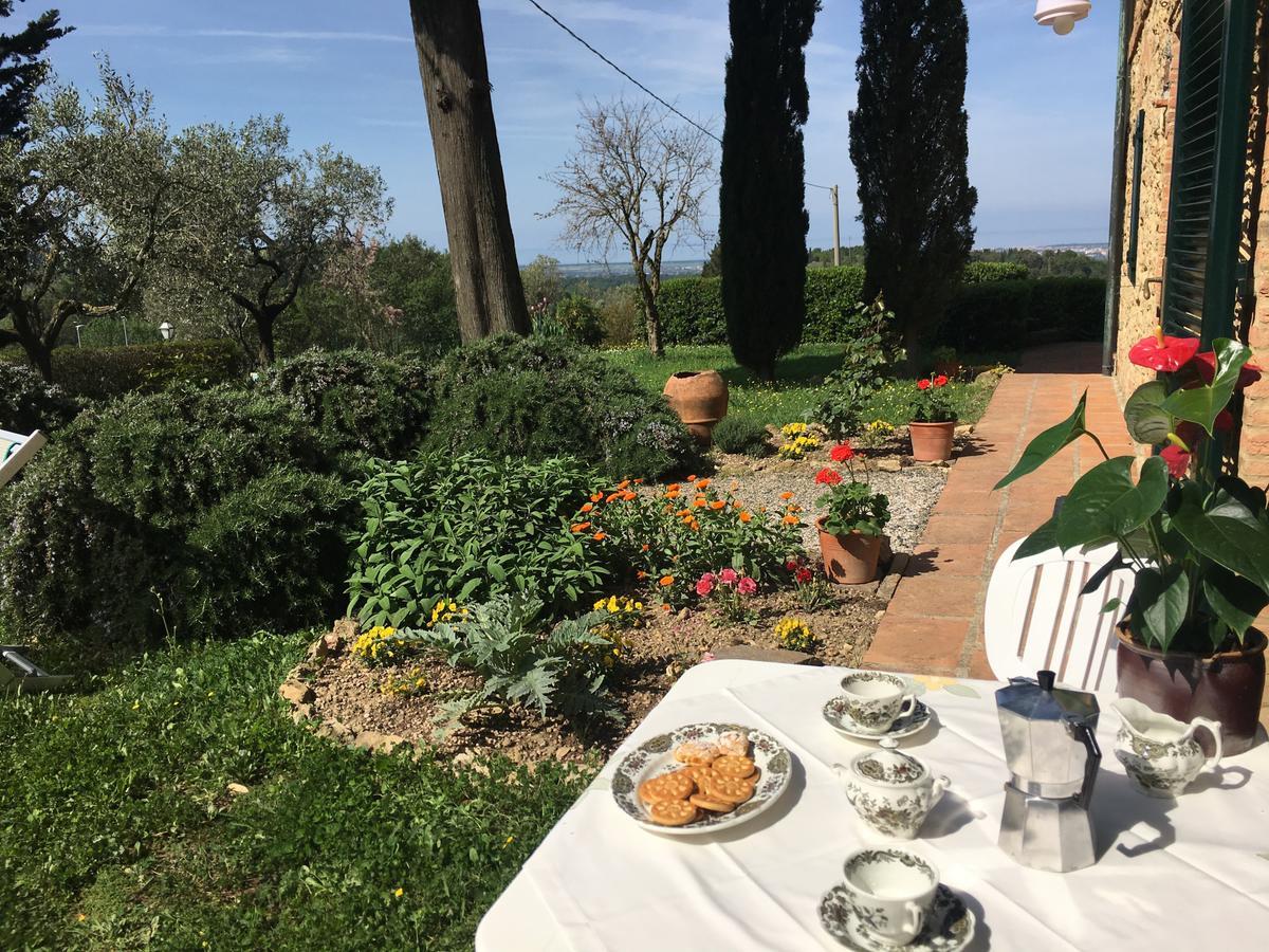 Podere Morena With Sea View, Private Garden, By Toscanatour Luca กวาร์ดิสตัลโล ภายนอก รูปภาพ